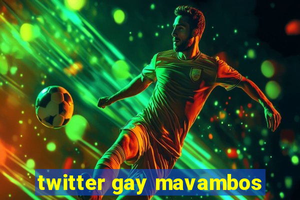 twitter gay mavambos